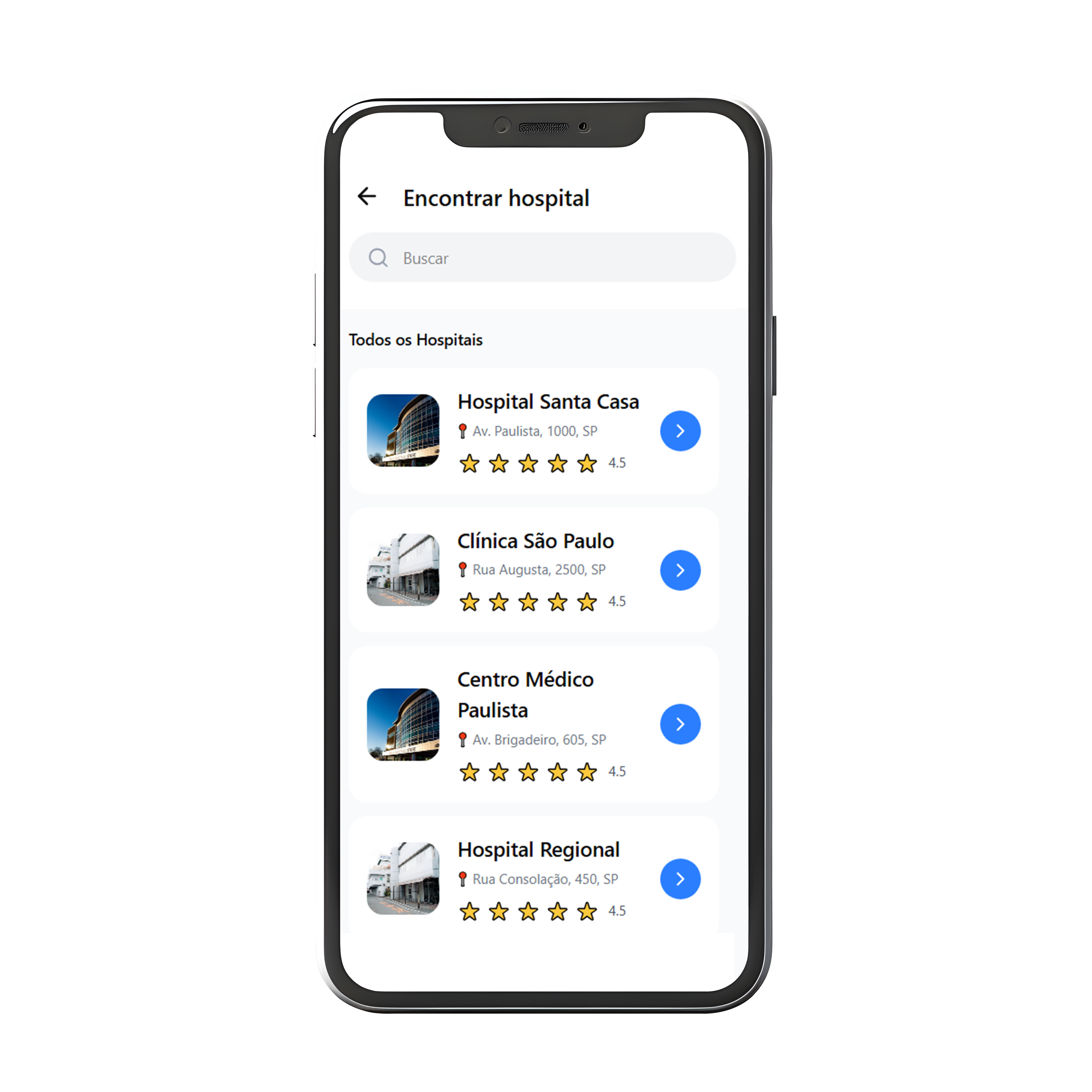 App Saúde - Hospitais